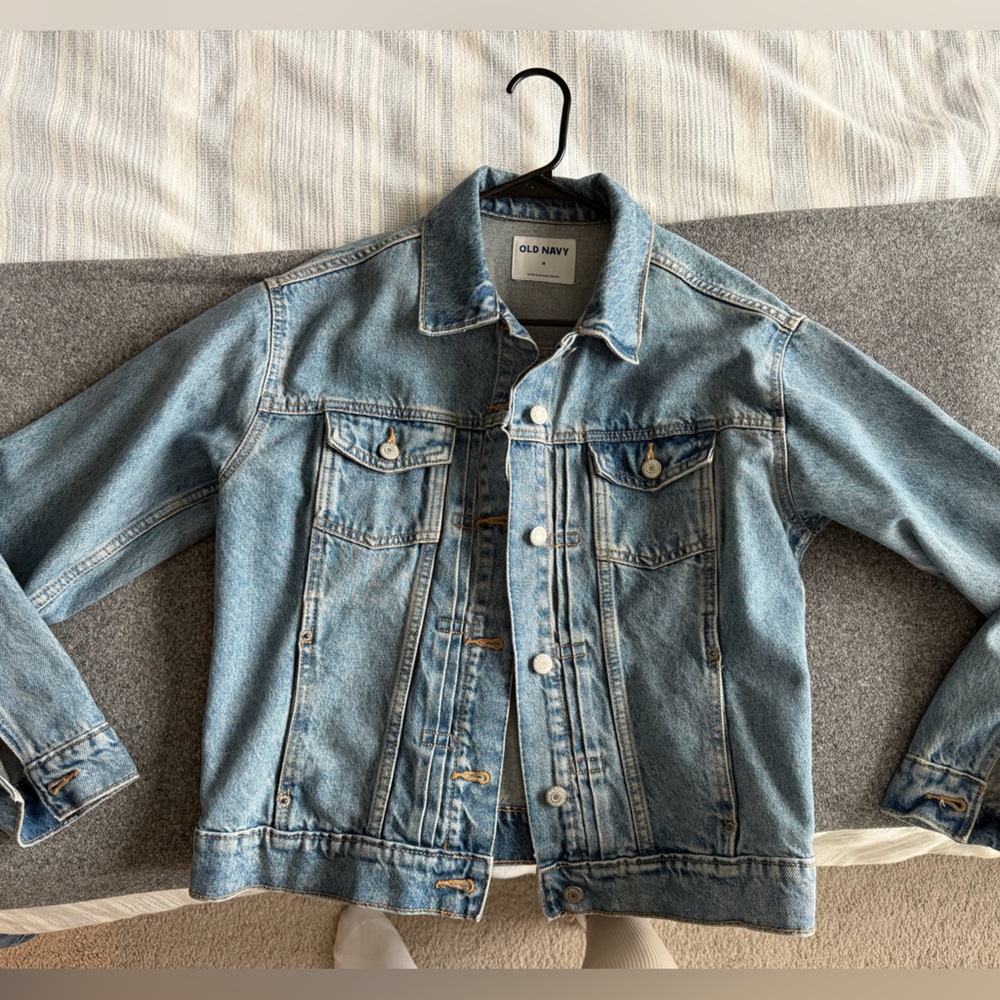 Old Navy Light Blue Denim Jacket sz M